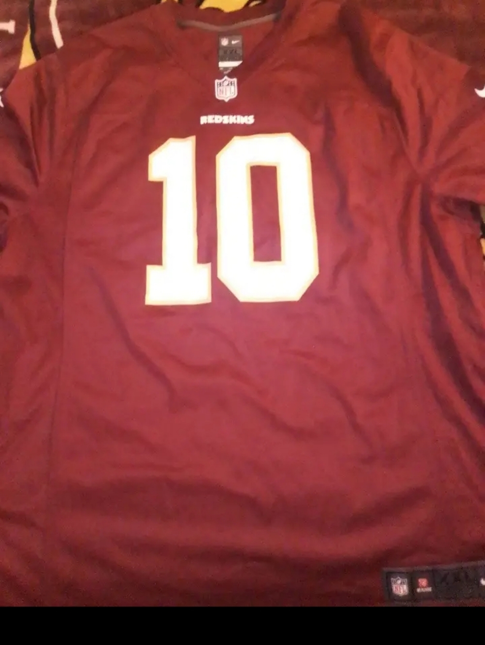 NFL Griffin III #10 Maroon and White Jersey